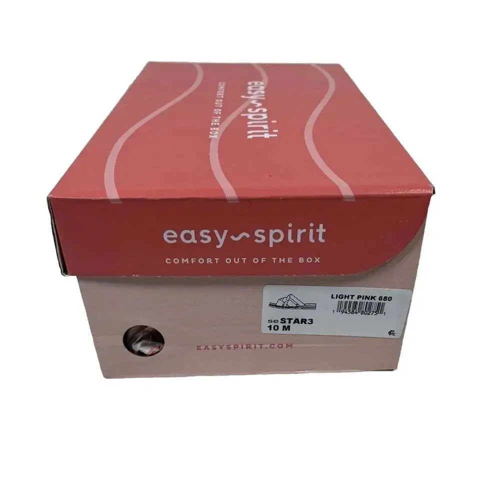 Easy Spirit Women's Star3 Slide Sandal Light Pink Size 10 M New Comfortable